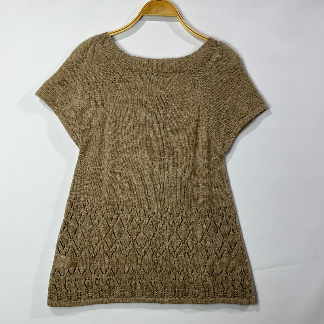 [JPN] 빈티지 모리걸 레이스 니트탑 상품이미지2