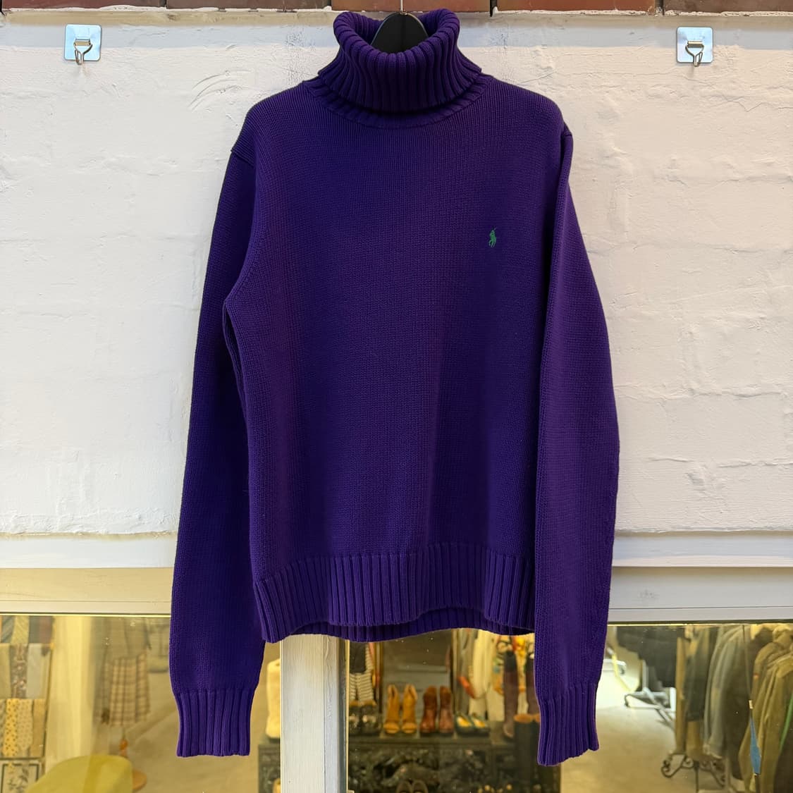 Ralph Lauren Sport 폴로 퍼플 터틀 니트 XL 상품이미지1