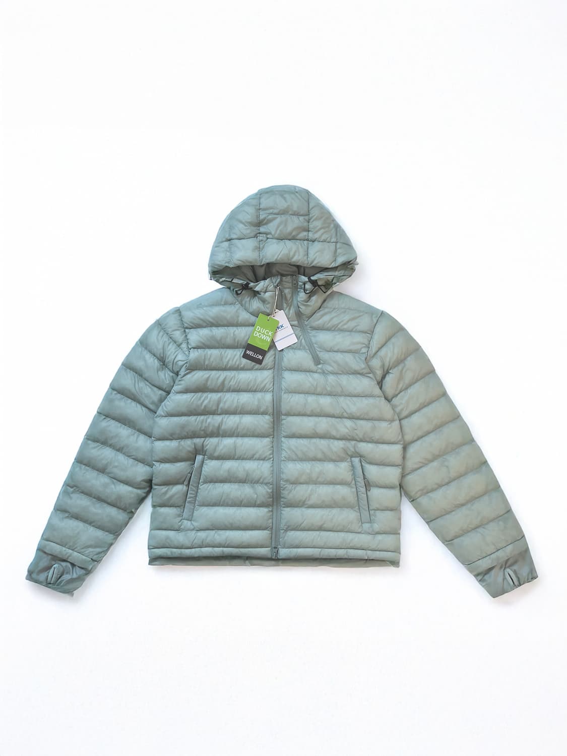 [UNISEX] San 오리털 경량패딩 스카이블루 상품이미지1