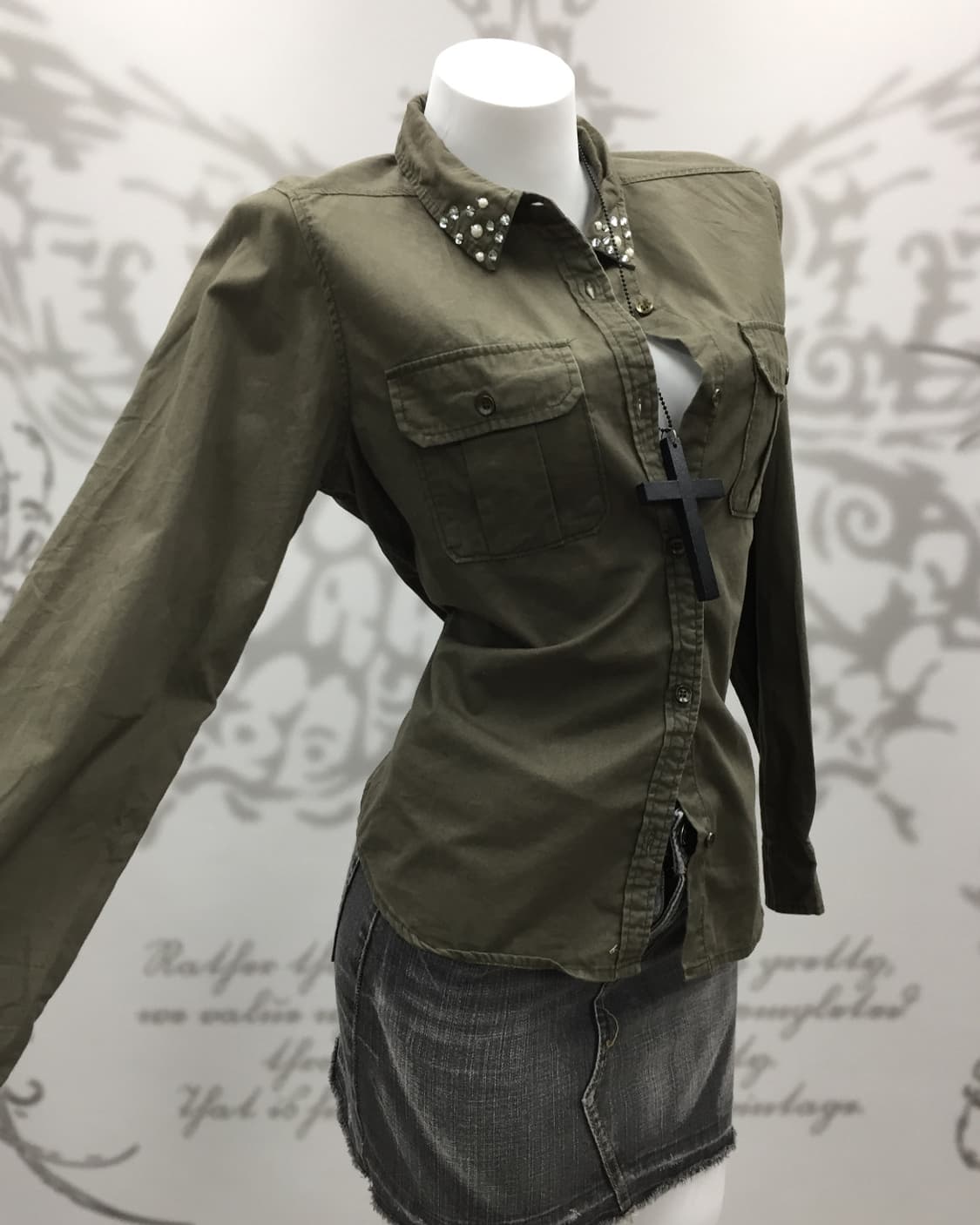 Y2K cubic point shirts 상품이미지1