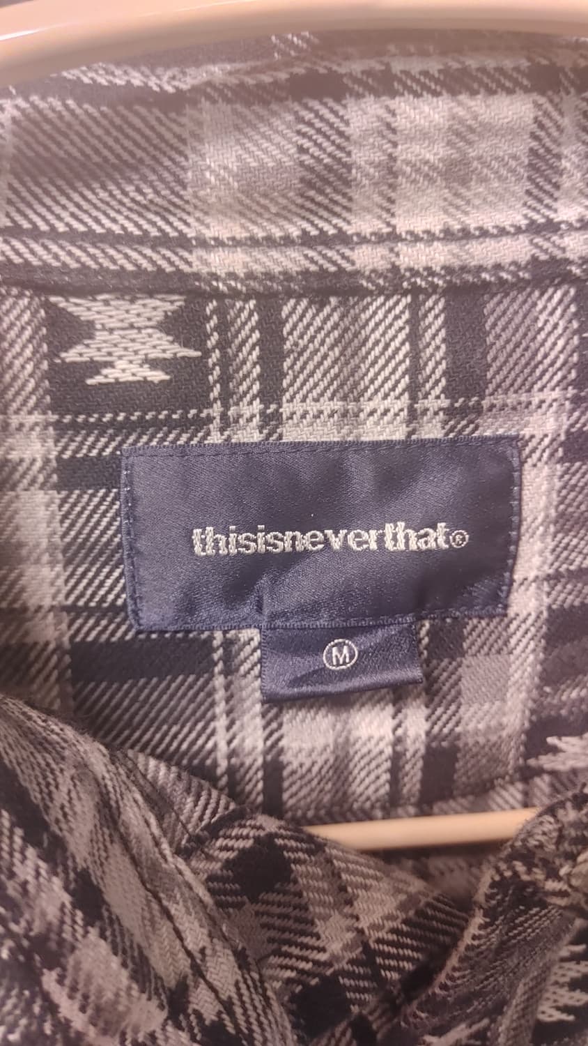 디스이즈네버댓 아프리칸 체크셔츠 M 상품이미지3