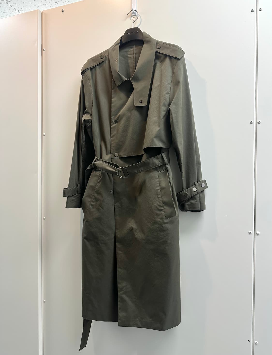 시스템옴므 올리브 트렌치 코트 (95, M) 상품이미지4
