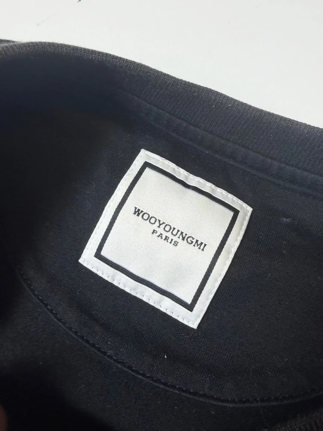 우영미 19FW 백로고 반팔 티셔츠 PN9552 상품이미지6