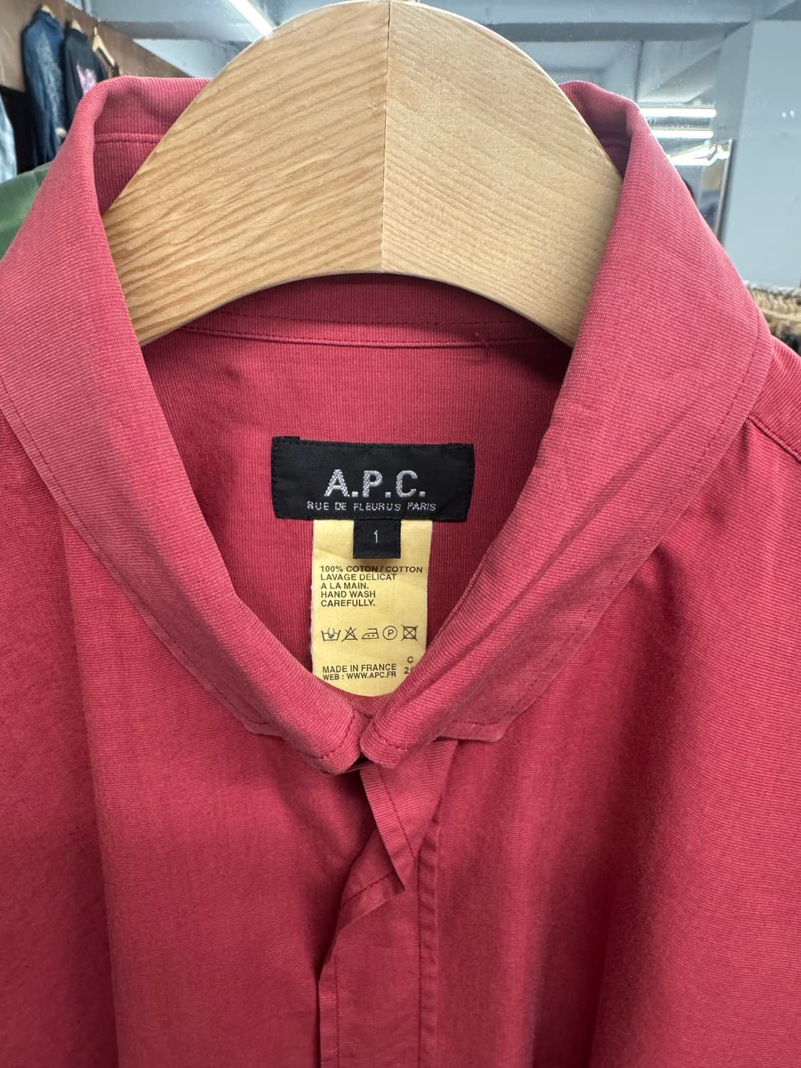 A.P.C 실크 긴팔셔츠 상품이미지3