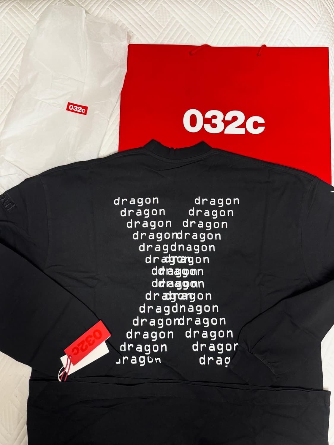 032c 서울 오버사이즈드 롱슬리브 WASHED BLACK 상품이미지2