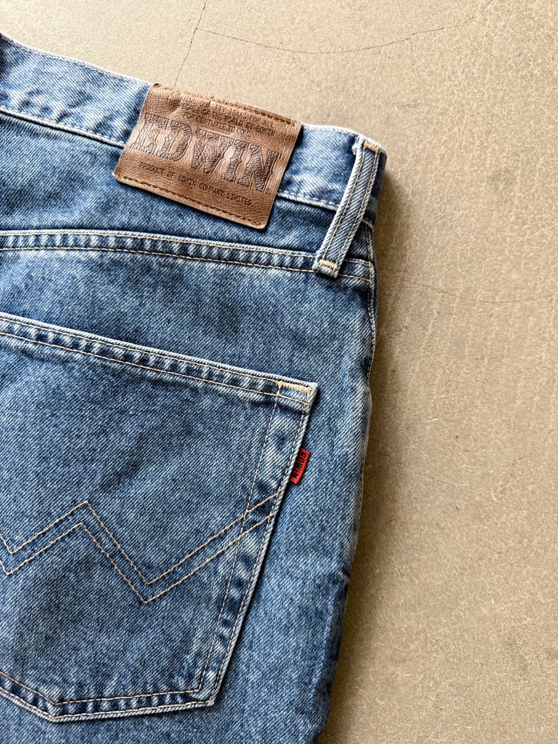 Vintage Edwin Wide Denim Shorts 상품이미지4