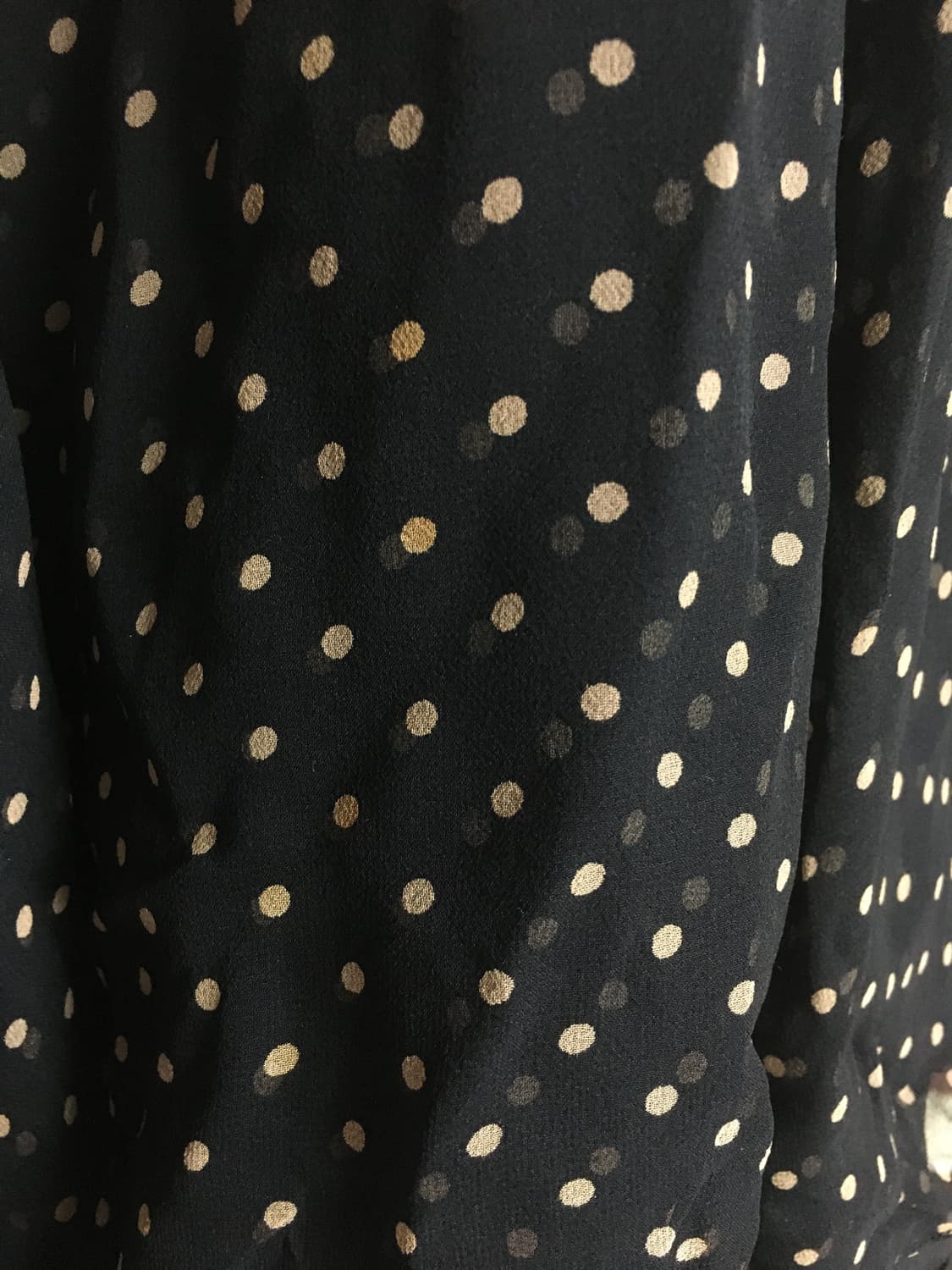 (VIN.)빈티지 도트 미디 스커트 블랙 상품이미지2