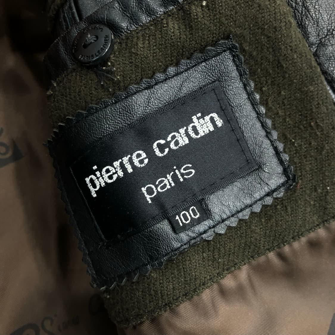 피에르가르뎅 양가죽 봄버 레더 가죽 자켓  상품이미지6