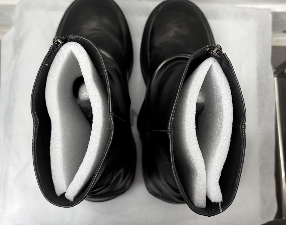 다이닛 지퍼 커브드 라인 플랫폼 부츠 상품이미지5