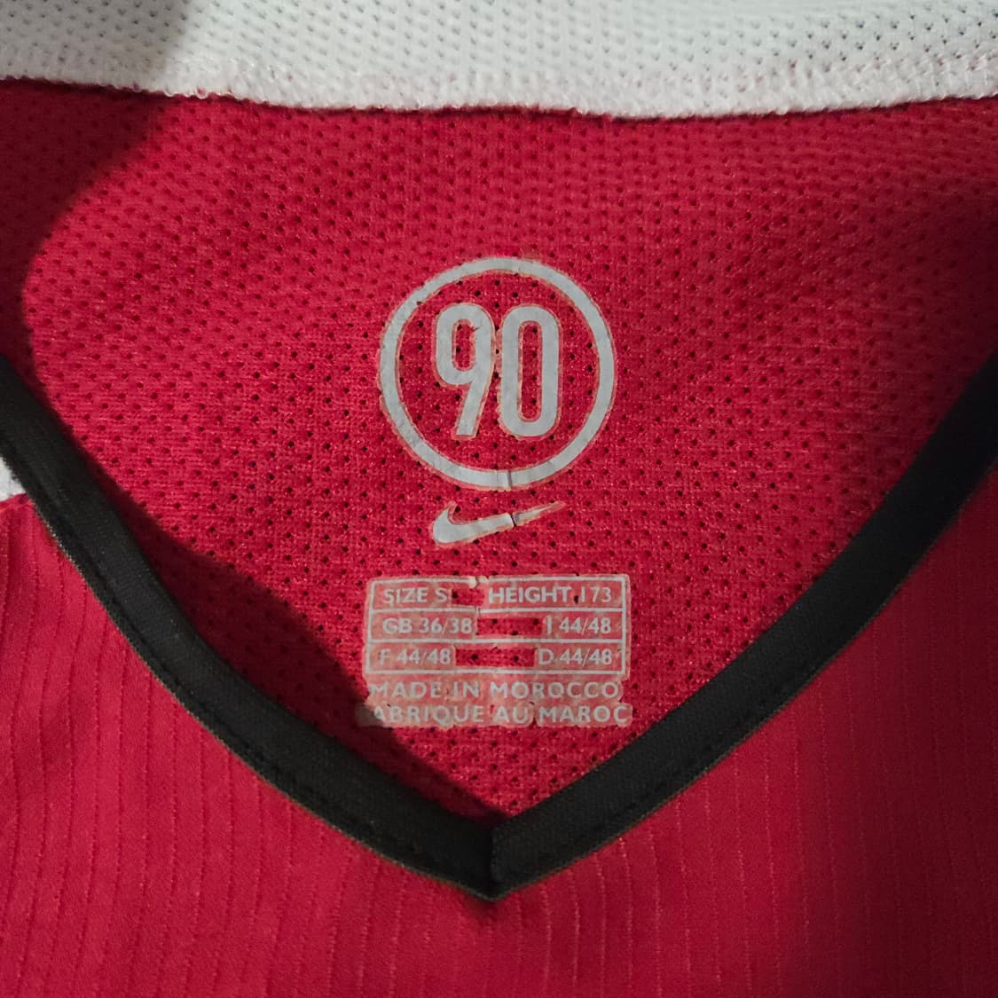 나이키 맨유 04-06 노마킹 유니폼 반팔 티셔츠 S 해외 상품이미지7