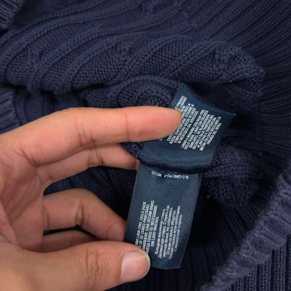 폴로 니트 후드집업 상품이미지7