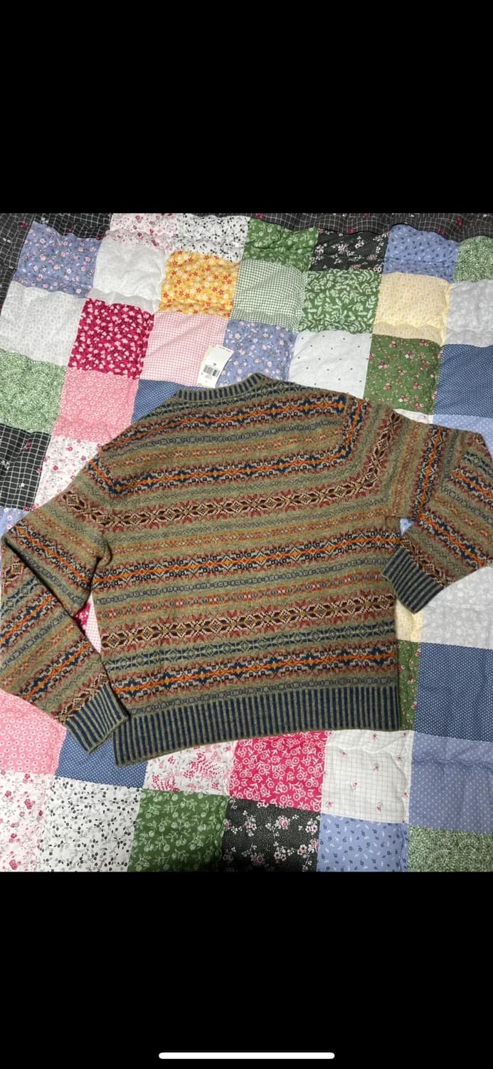 더블알엘 RRL 윙로고 페어아일 니트 새제품 XL 상품이미지5