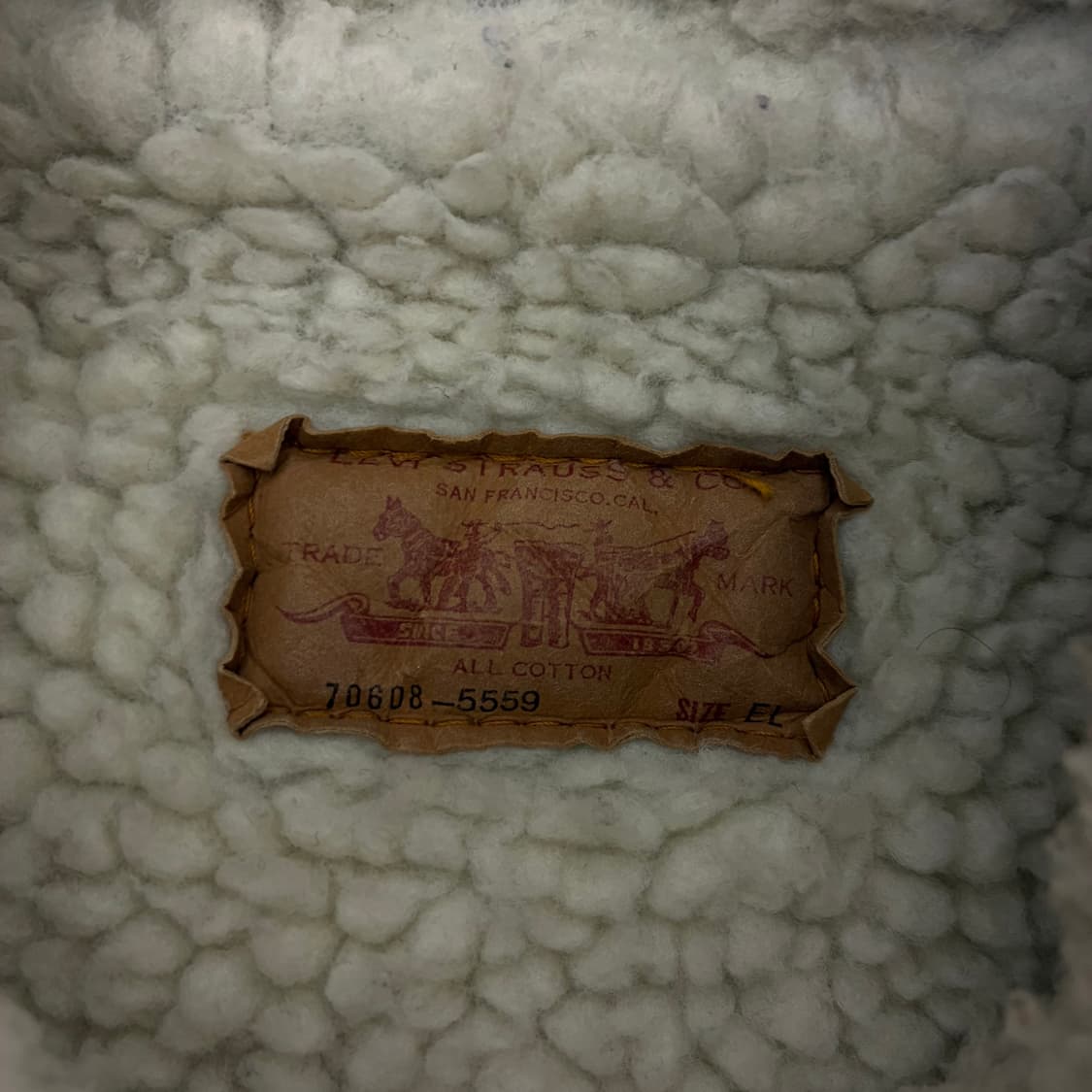 Levi‘s 리바이스 실버탭 90’s 양모 쉐르파 워싱 데님 자켓 상품이미지7