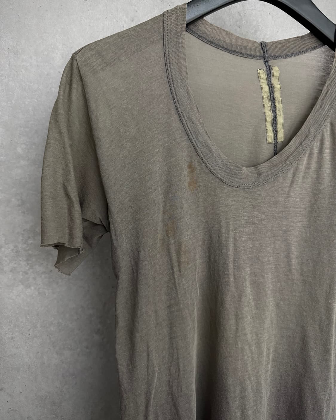 Rick Owens V-neck Tee 상품이미지5