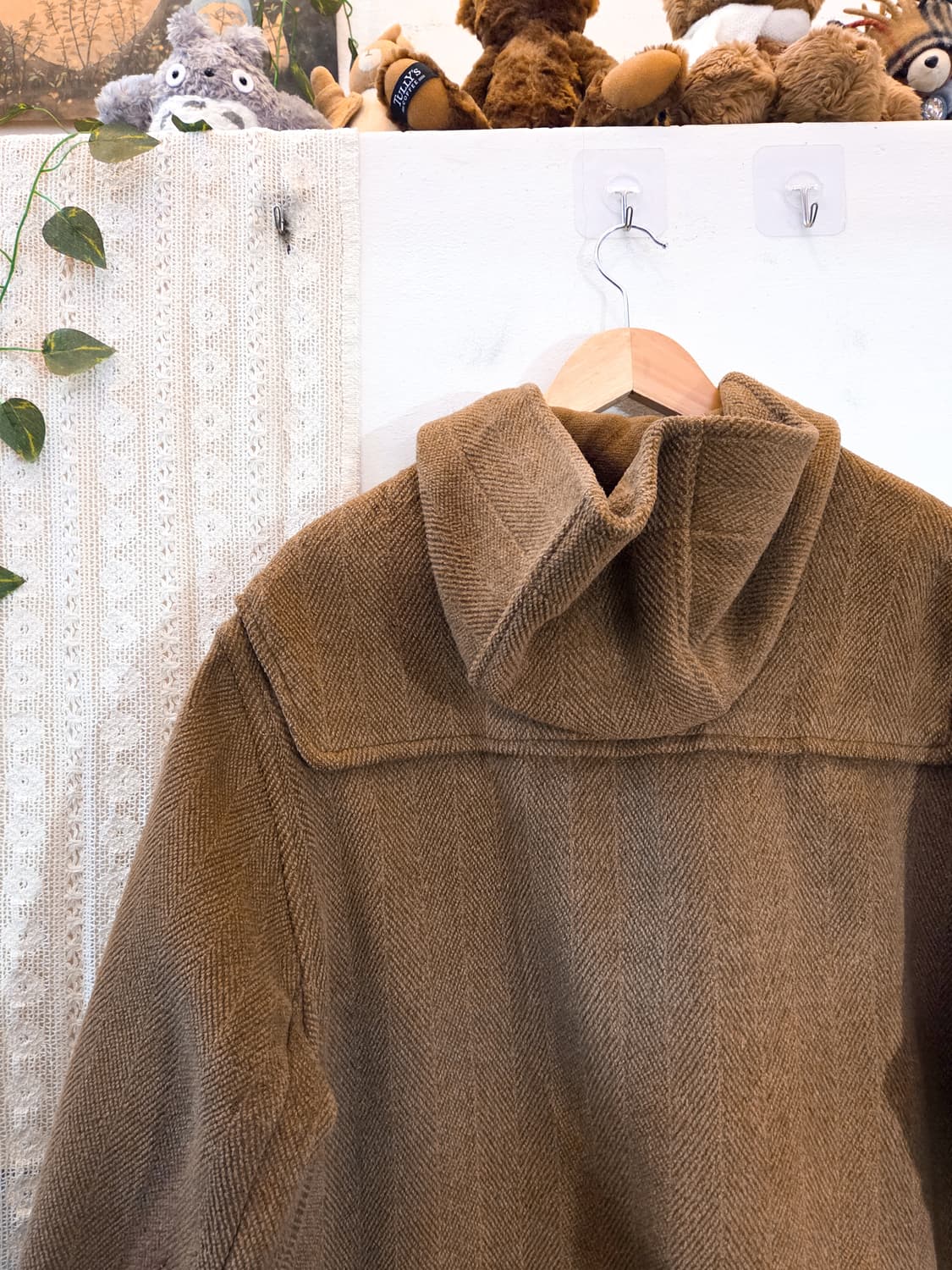 카멜 울 떡볶이 코트 상품이미지8