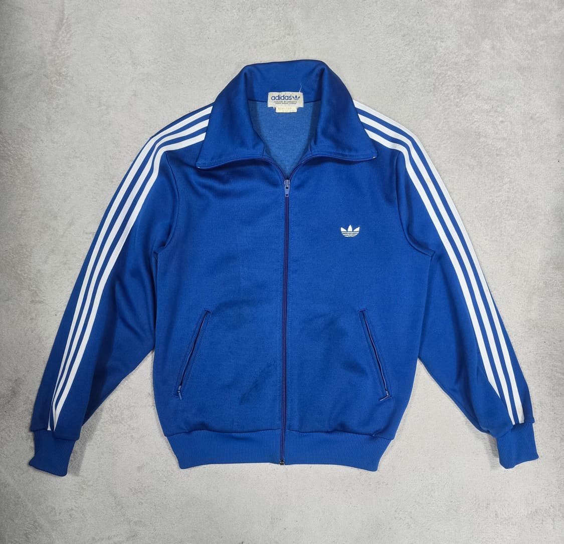 80s 아디다스 서독 저지 블루 파이어버드 상품이미지1