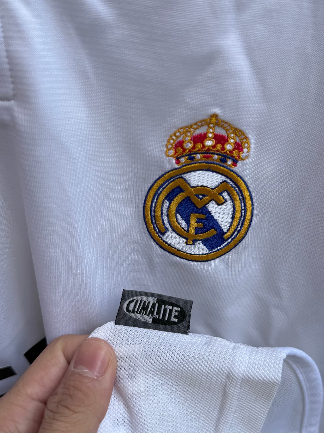 아디다스 레알마드리드 No.5 Zidan 유니폼 화이트 상품이미지5