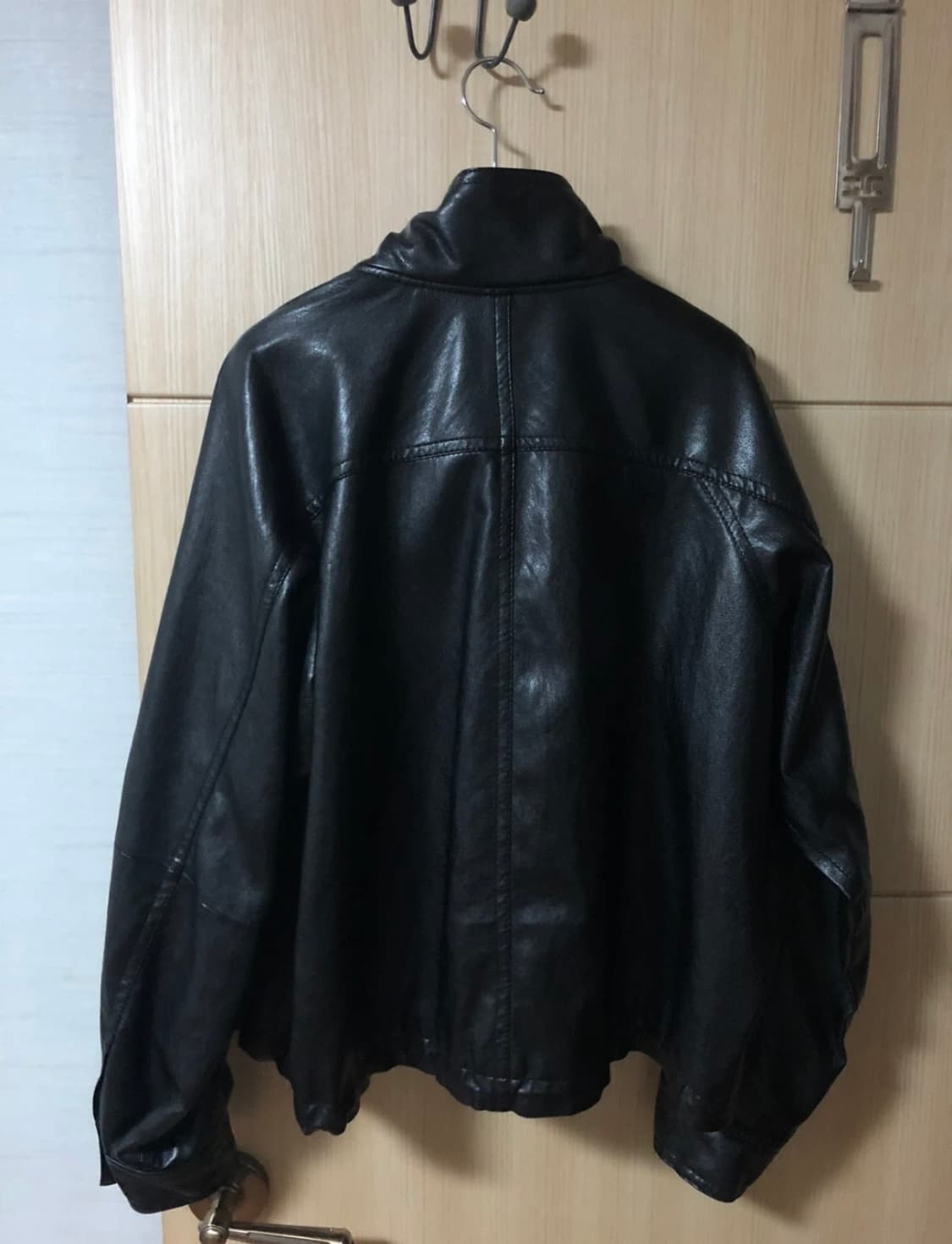 모노하 하이넥 버튼 자켓 블랙 상품이미지4