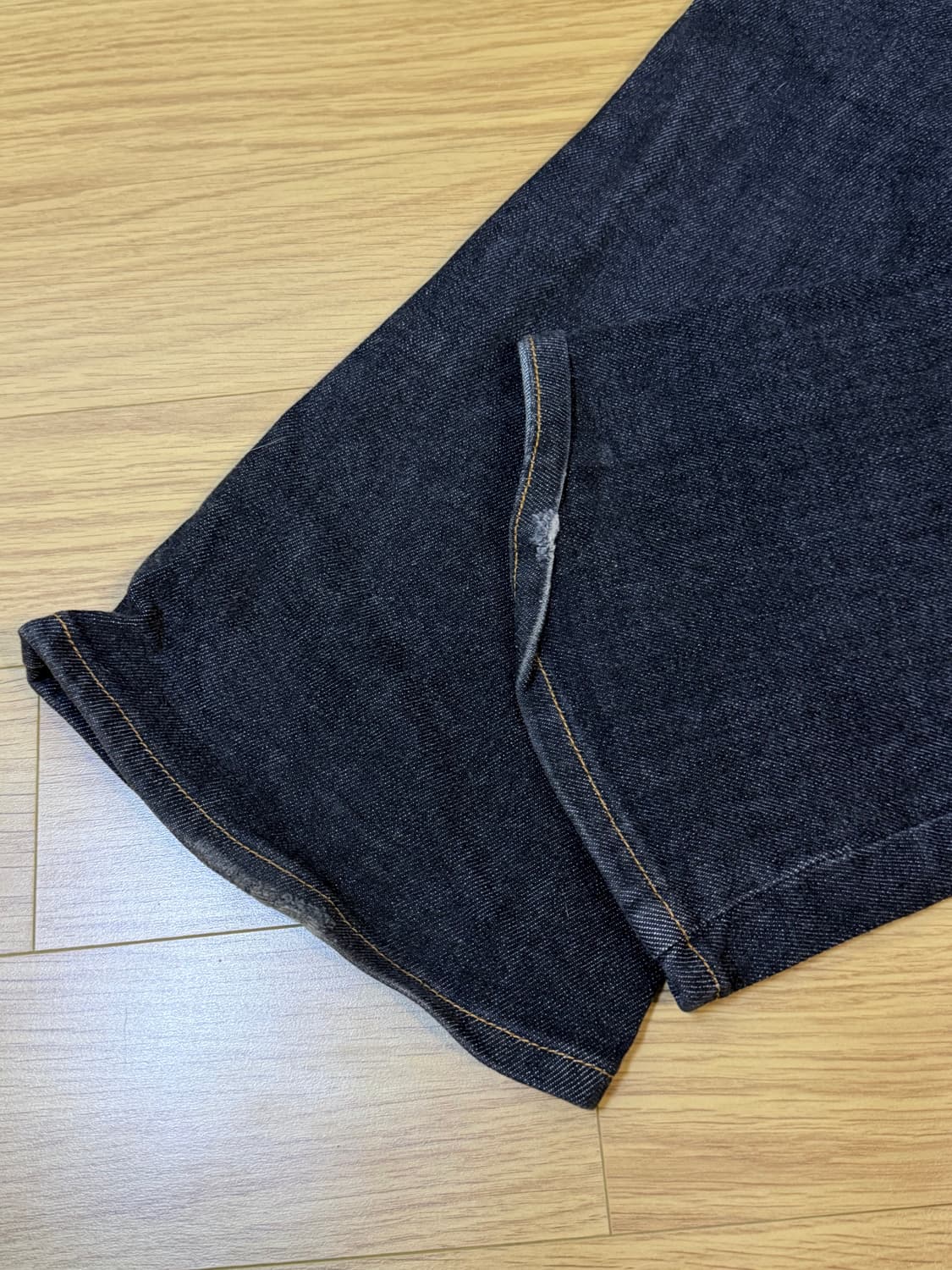 히스테릭글래머 빈티지 로우웨이스트 부츠컷 데님 흑청 S 상품이미지5