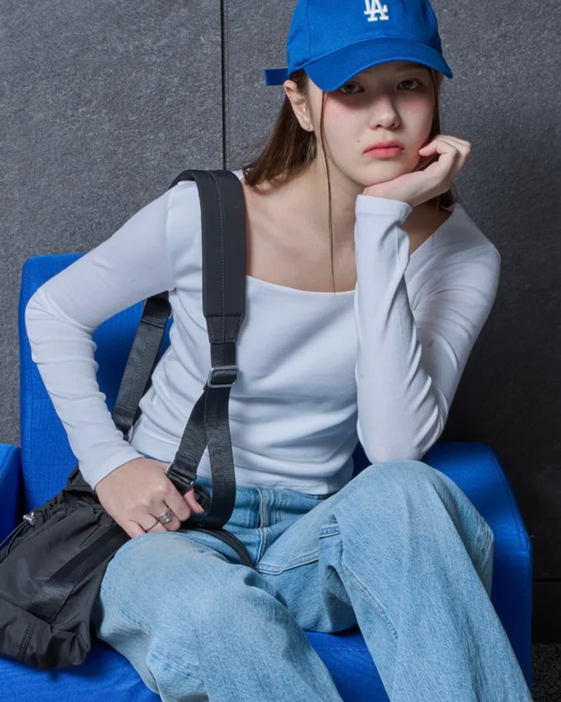 콜릿 모달 프리미엄 베이직 라운드넥 무지 긴팔티 이너 상품이미지1