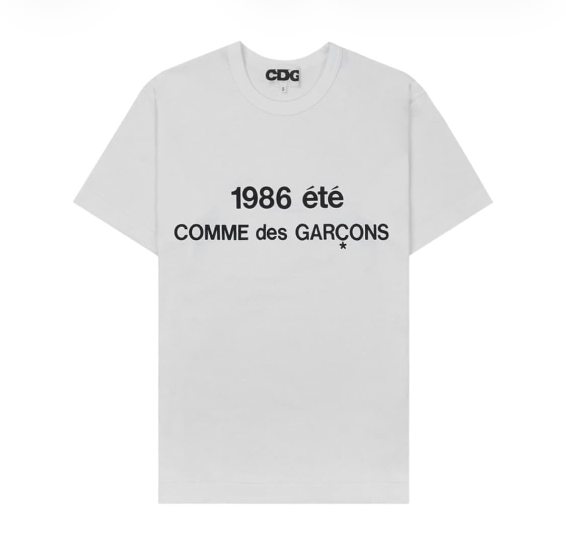 CDG 1986 꼼데가르송 반팔 티셔츠 S 상품이미지1