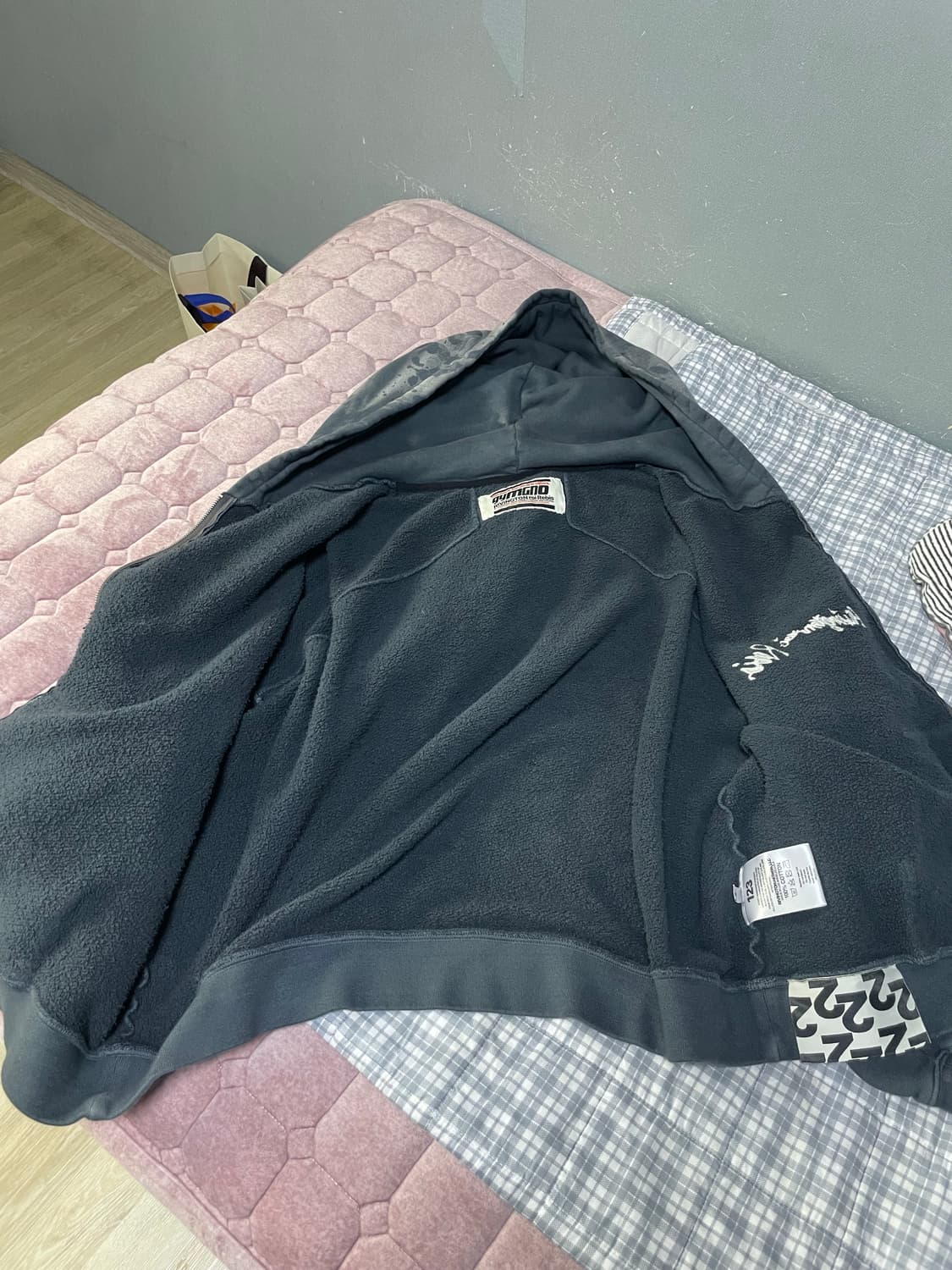 (2사이즈)rrr123 후드집업 블랙 판매해요 상품이미지3