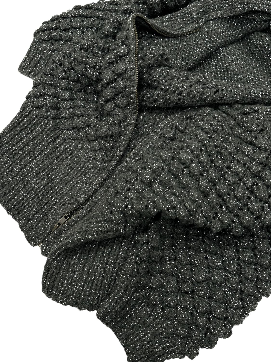 Ne-net knit hood zip up 상품이미지4