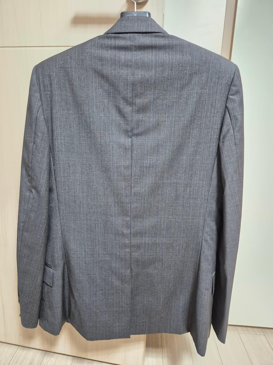 생로랑 글렌체크 그레이 블레이저 46 상품이미지2