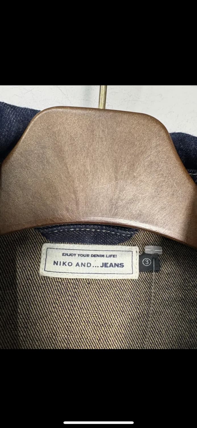 니코앤드 캐주얼 스티치 진청 데님 자켓 H1861 상품이미지5