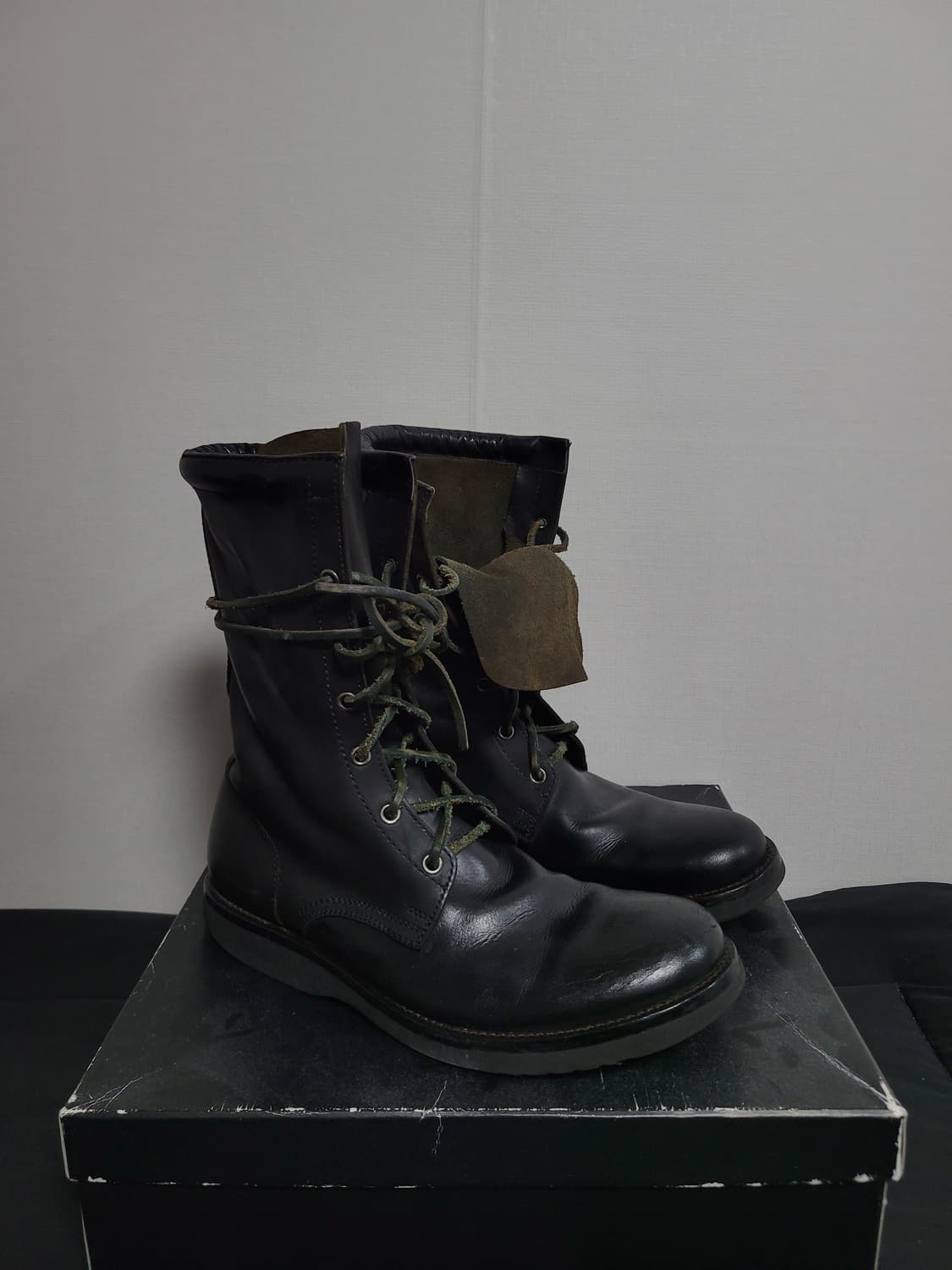 Rip van winkle 레이어드 military 컴뱃 부츠 상품이미지3