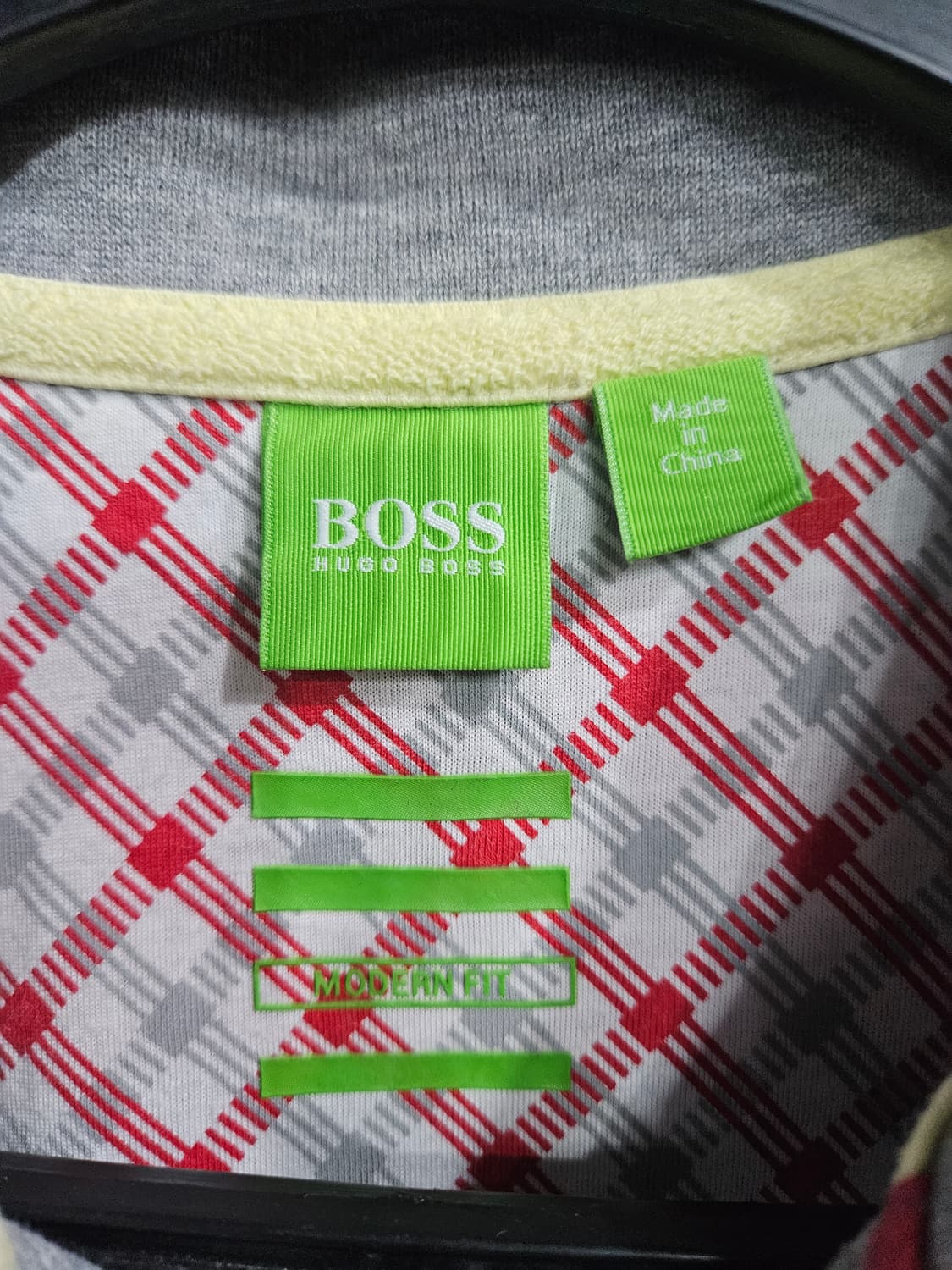 휴고보스 자수로고 스트라이프 줄무늬 남성 95 카라반팔티  상품이미지3