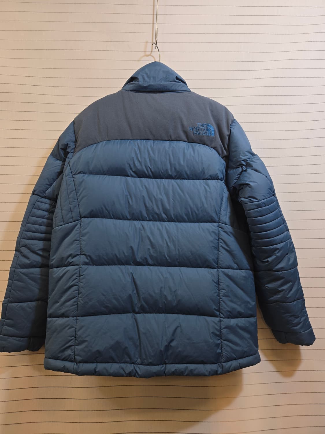 노스페이스 블루 다운 패딩 점퍼 상품이미지8