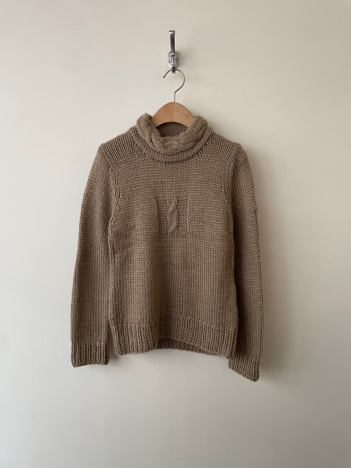 vintage brown twist neck knit 상품이미지1