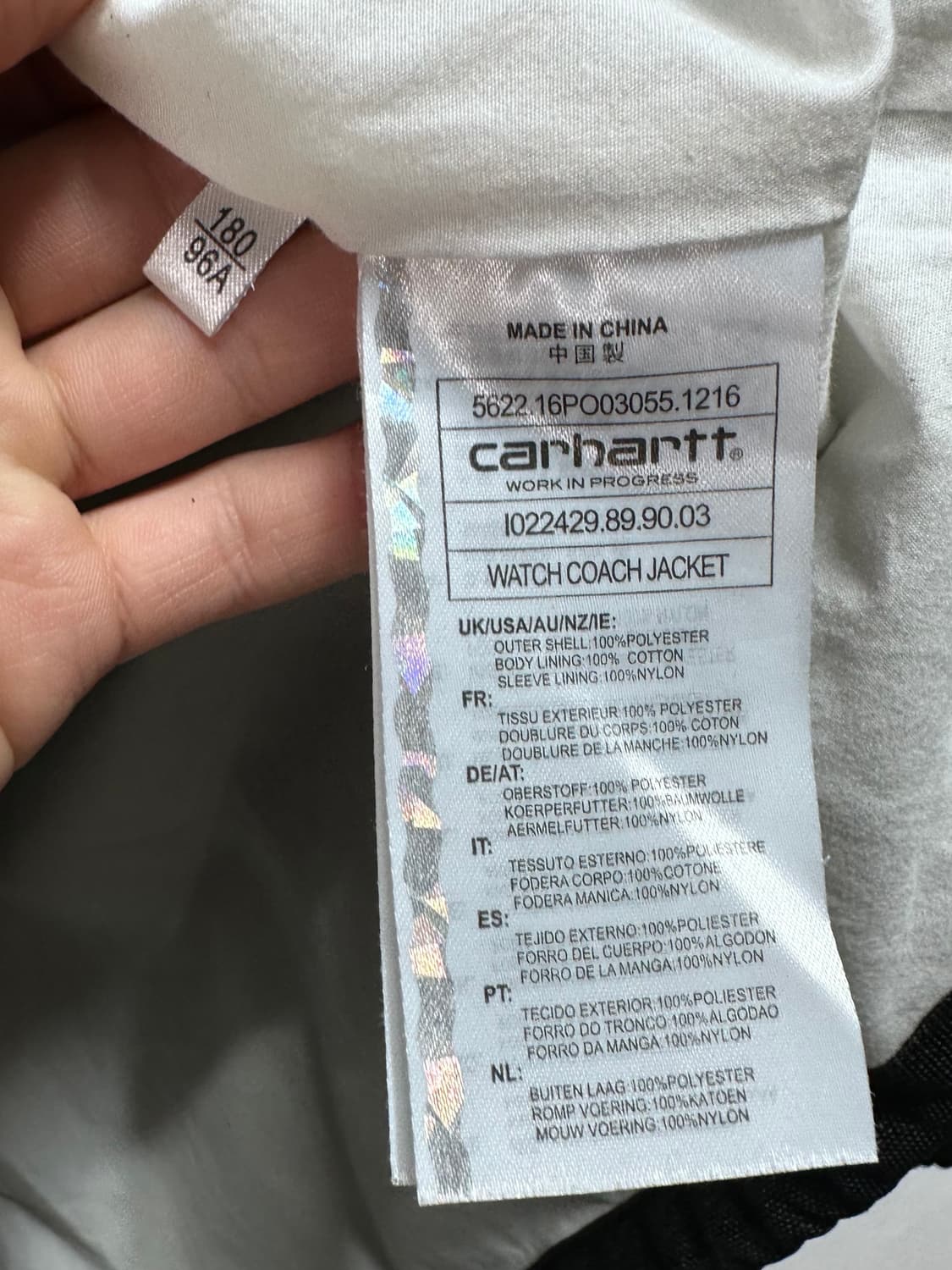 칼하트 블랙 와치 코치자켓 (on.109) 상품이미지6