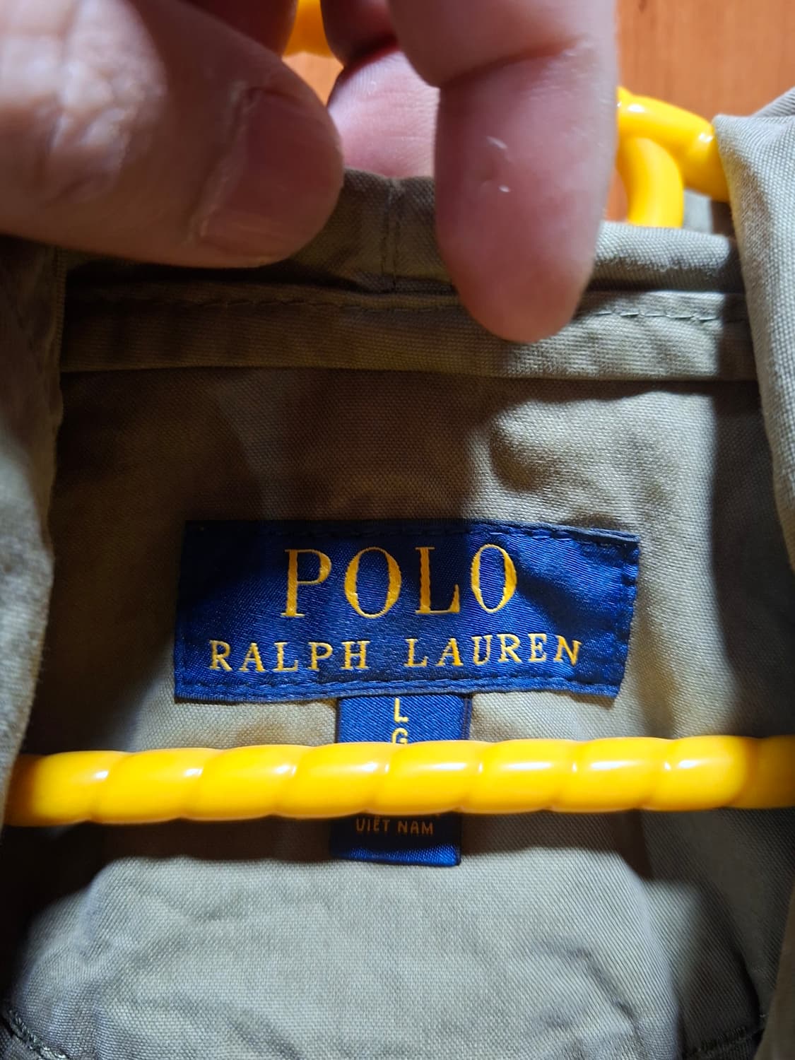 폴로 랄프로렌 유틸리티 자켓 카키 L 상품이미지3