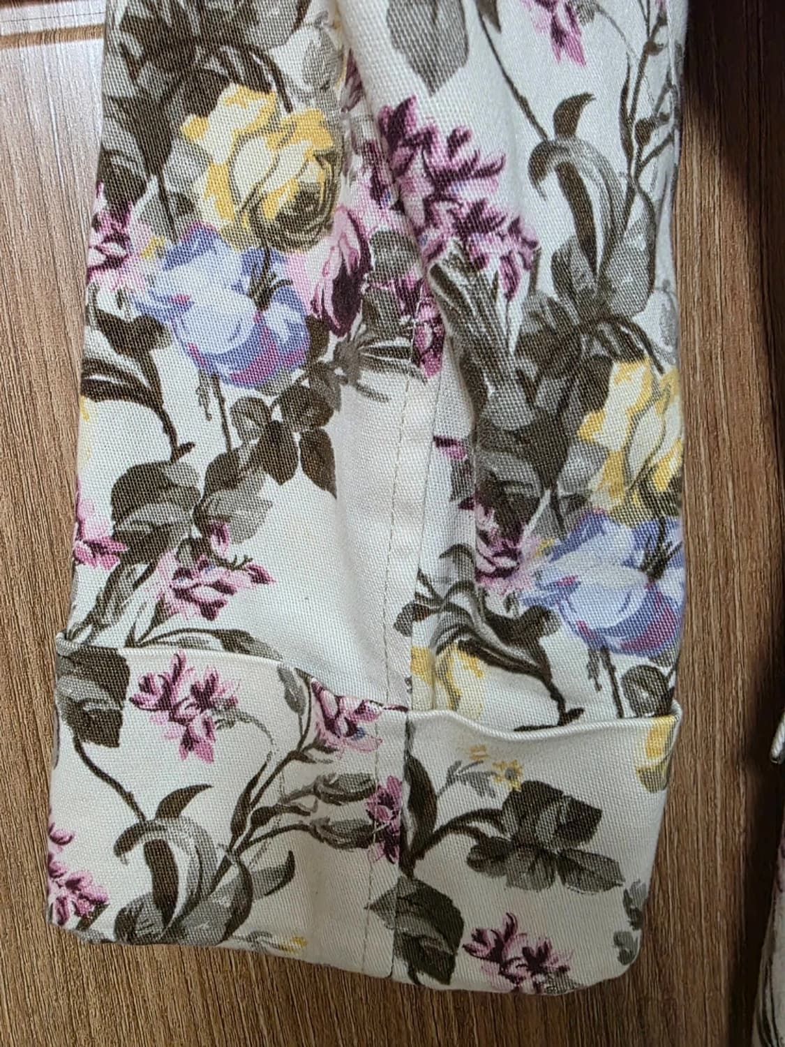 버쉬카 플로럴 프린트 블레이저 자켓 M 상품이미지7