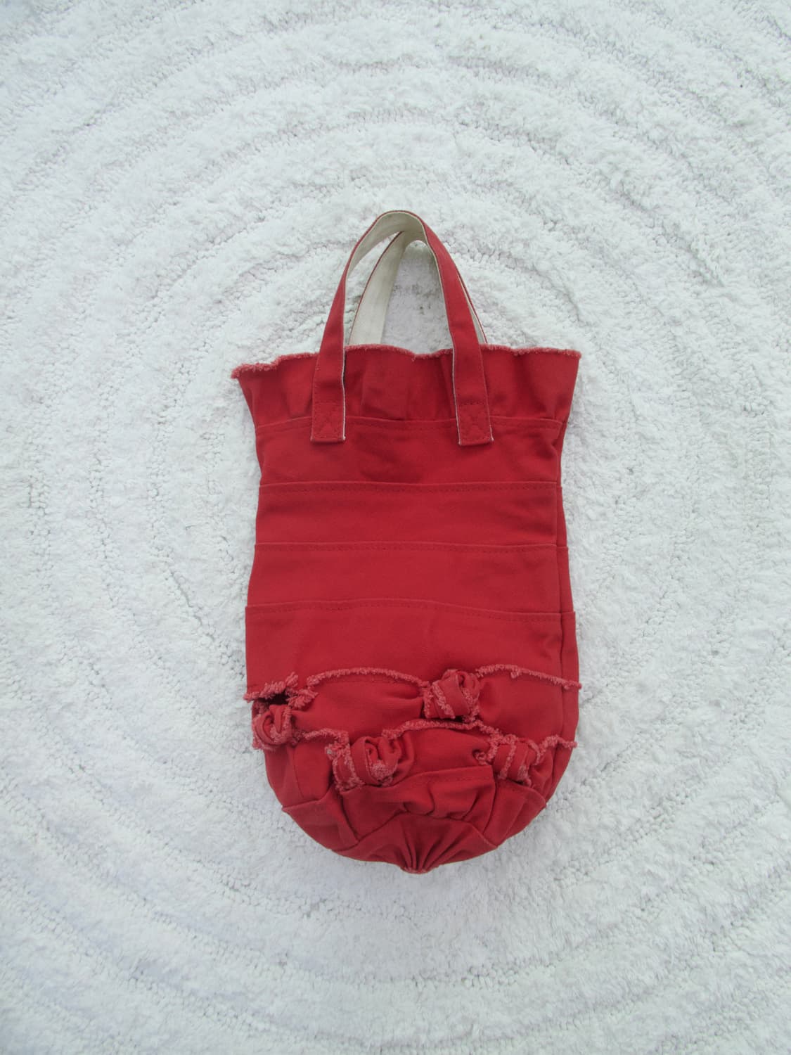 꼼데가르송 레드 토트백 상품이미지1