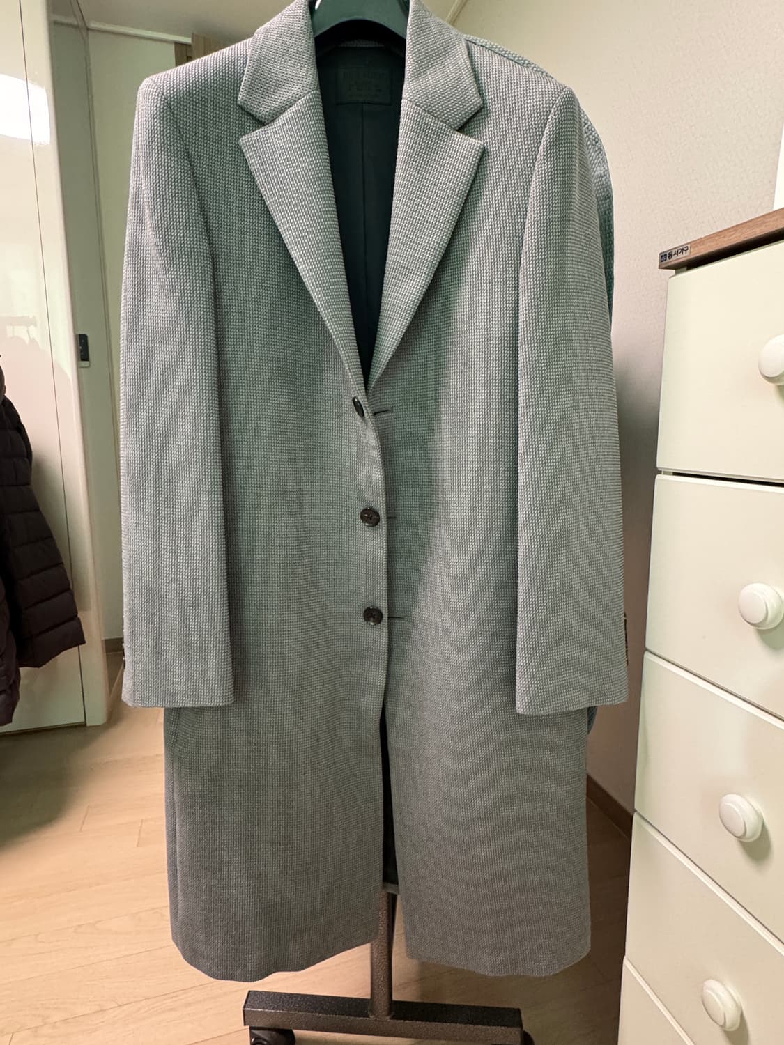 질 스튜어트 뉴욕 그레이 트윌 로브코트 상품이미지1