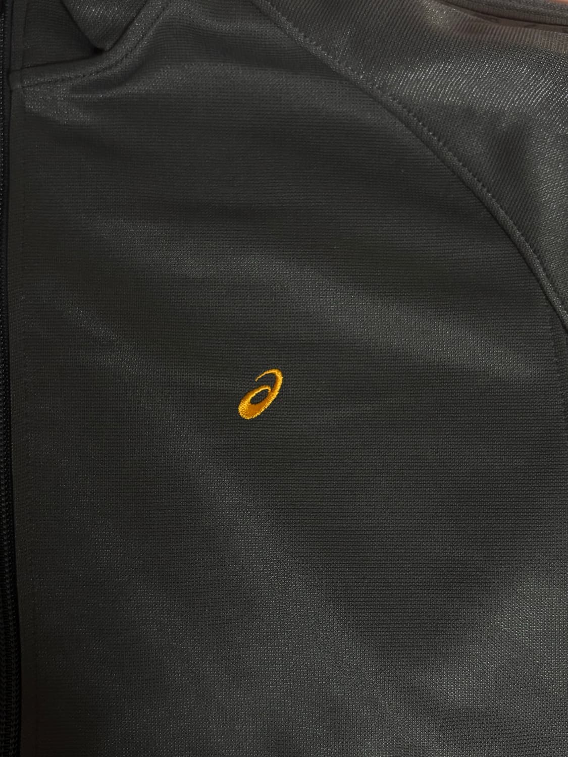 Y2K 스포티 빈티지 그레이 아식스 져지 트레이닝 자켓 상품이미지2