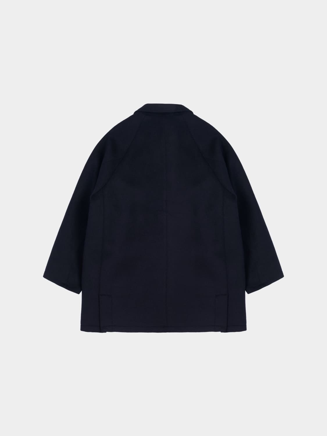 해브해드 City wool half coat 네이비(A1) 상품이미지4