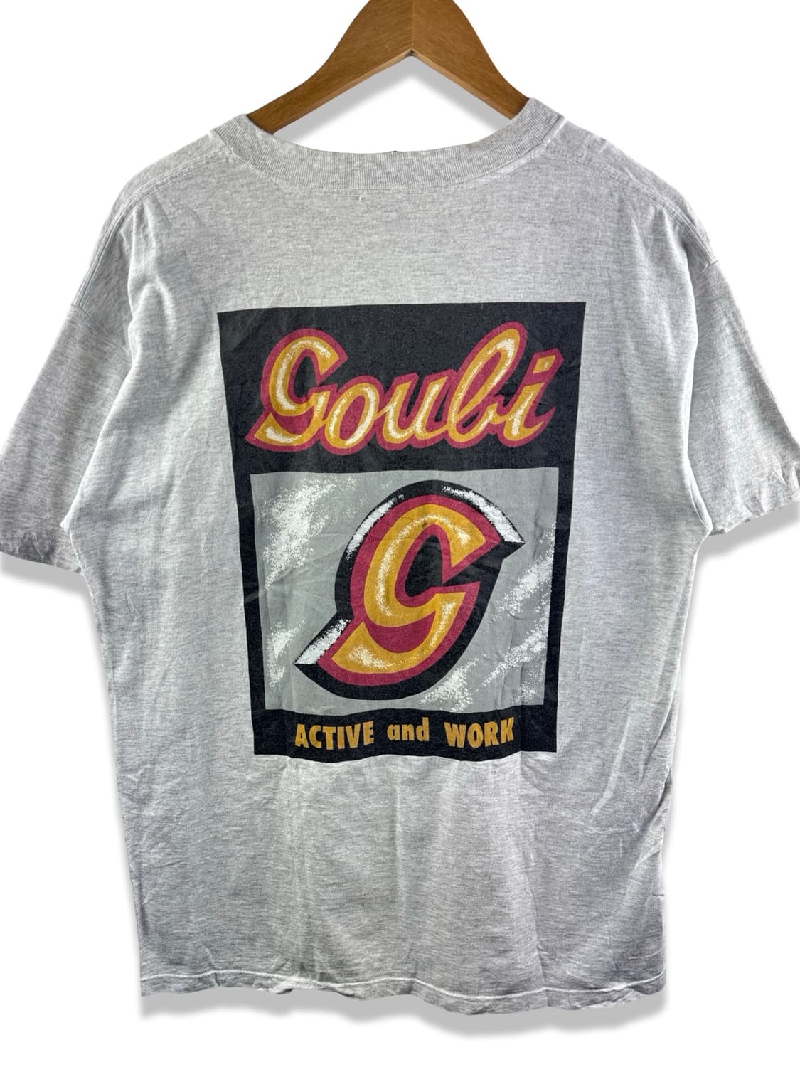 90S 미국제조 Goubi 싱글스티치 반팔티셔츠2284 상품이미지1