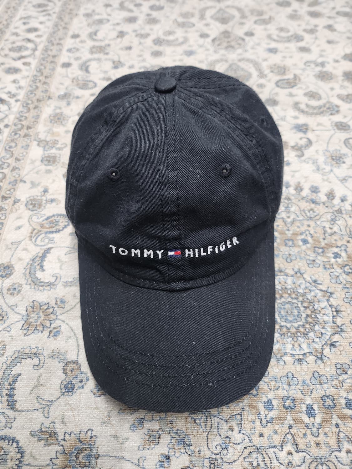 타미힐피거 블랙 볼캡 상품이미지1