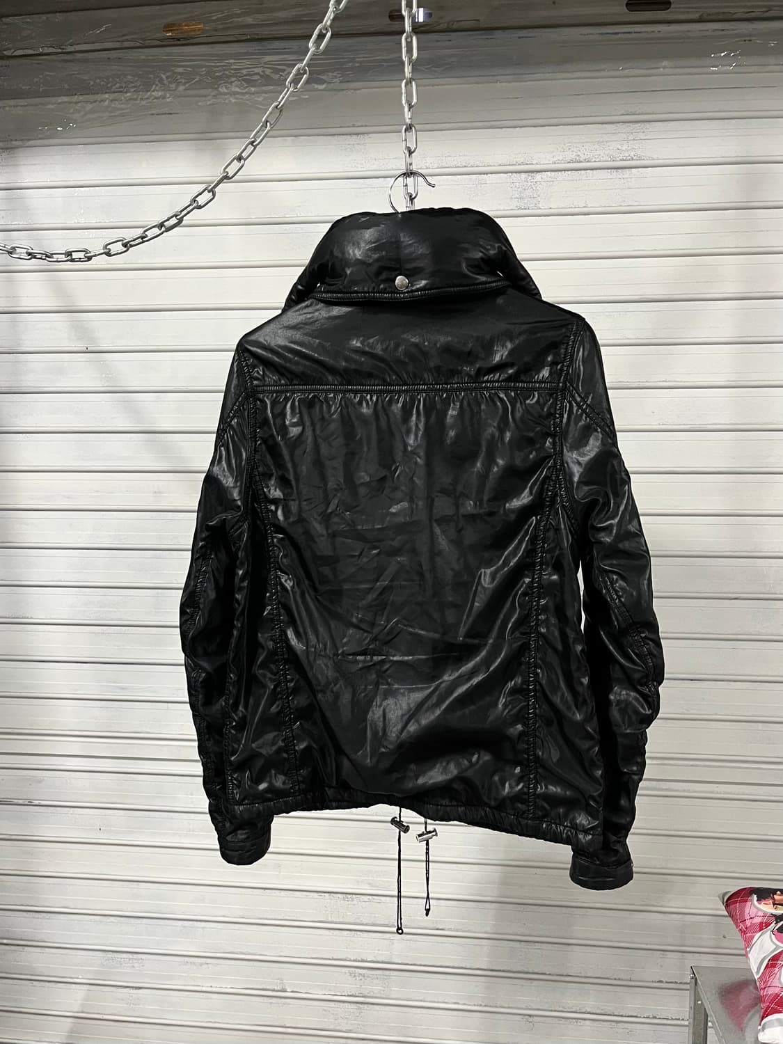 vtg nylon 2way zip hood jacket 상품이미지6