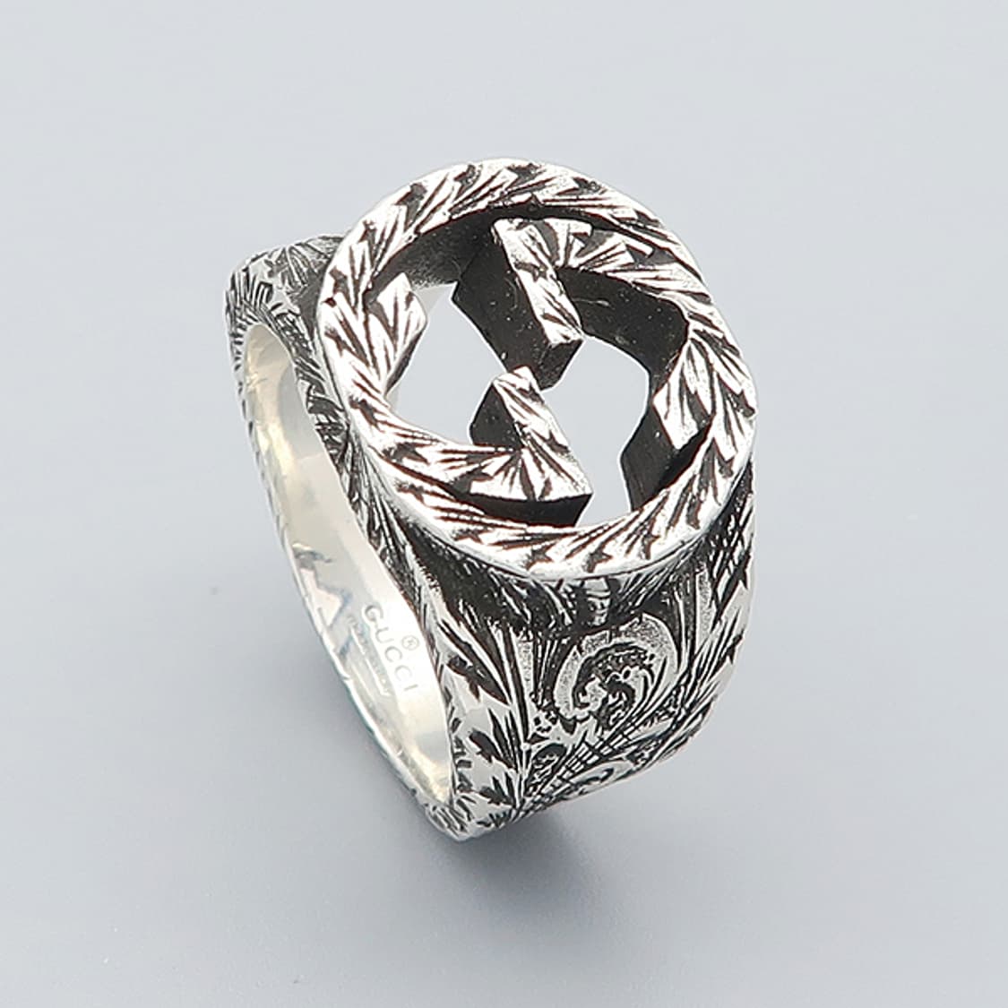 구찌 인터로킹 GG 반지 19호 상품이미지1