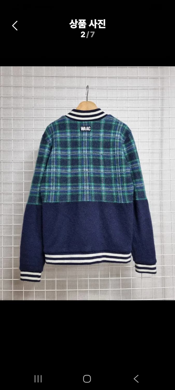 WAAC  왁 니트점퍼 1 (네이비) 상품이미지2