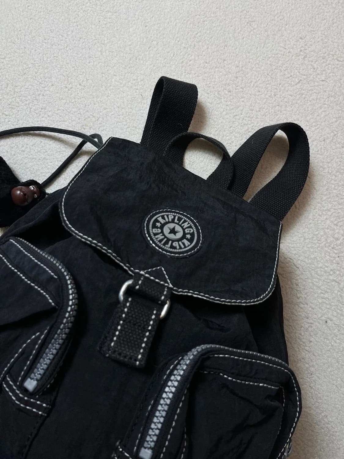 키플링 00s Y2K 복조리 백팩 Q1243 상품이미지2