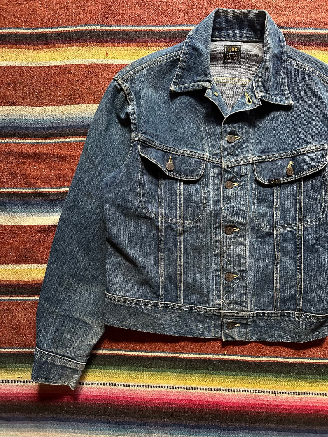 60s USA LEE 101-J DENIM JACKET 상품이미지3