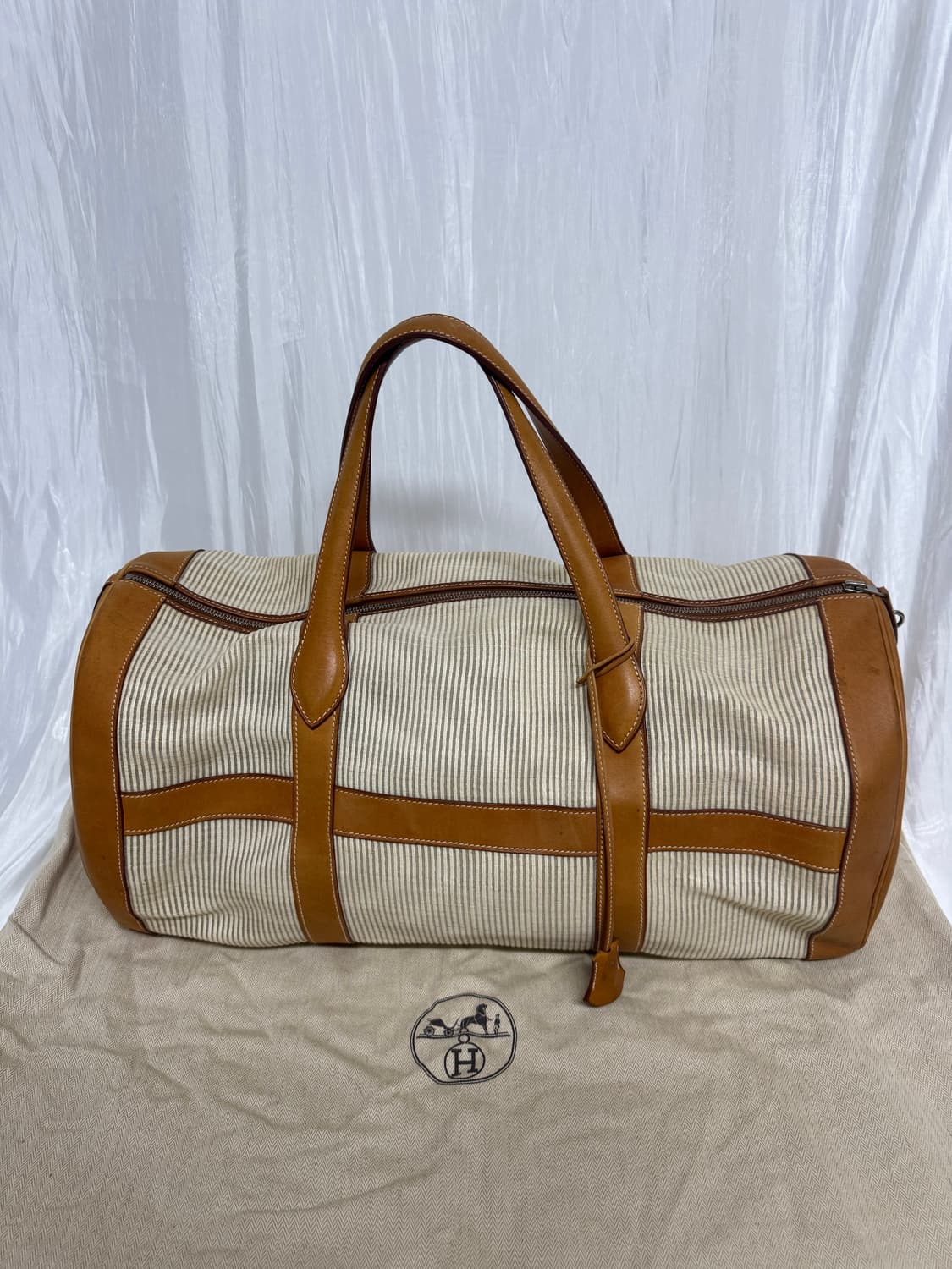 Hermes RARE 1998 RD Crinoline Travel Bag 상품이미지1