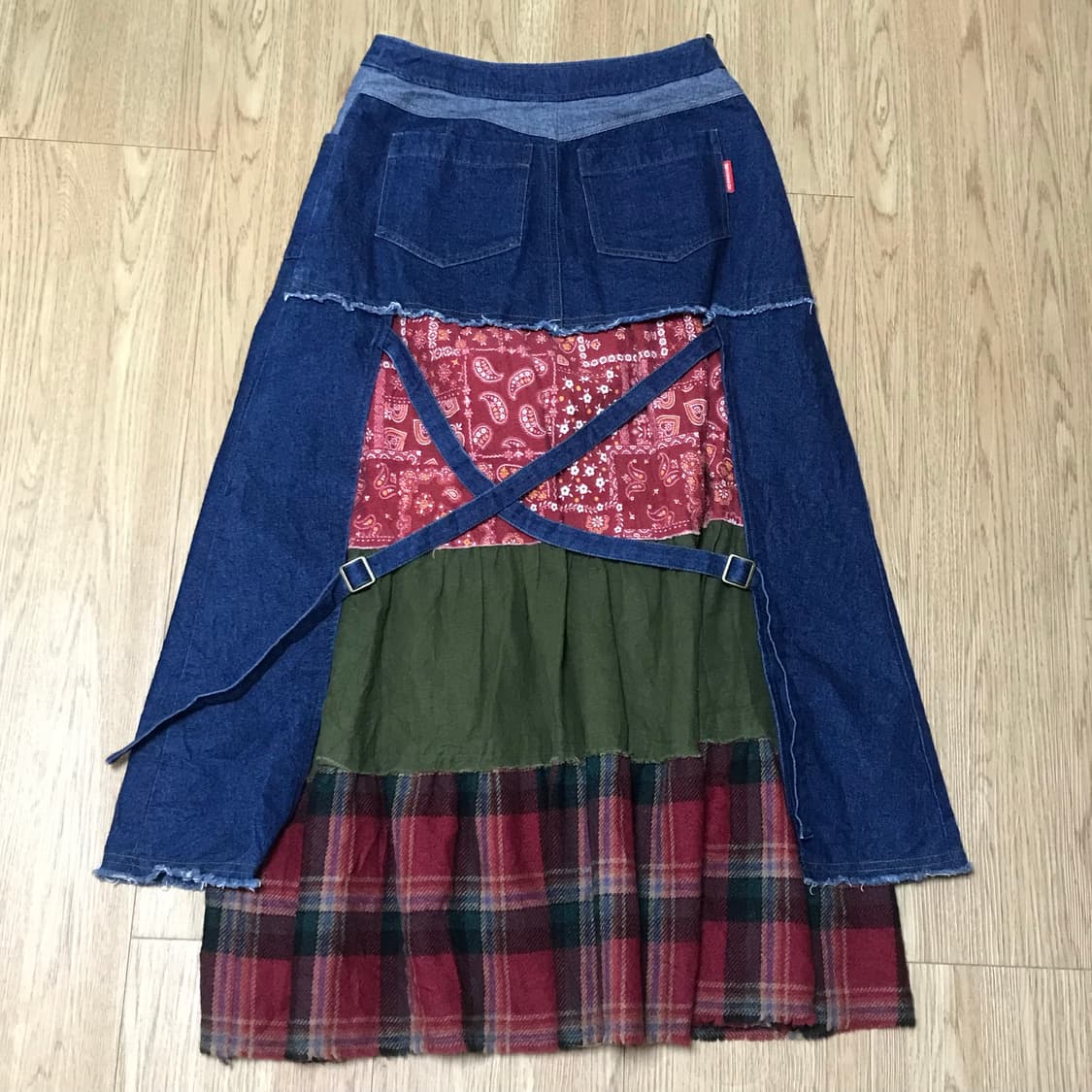 빈티지 청패치 스커트 상품이미지5