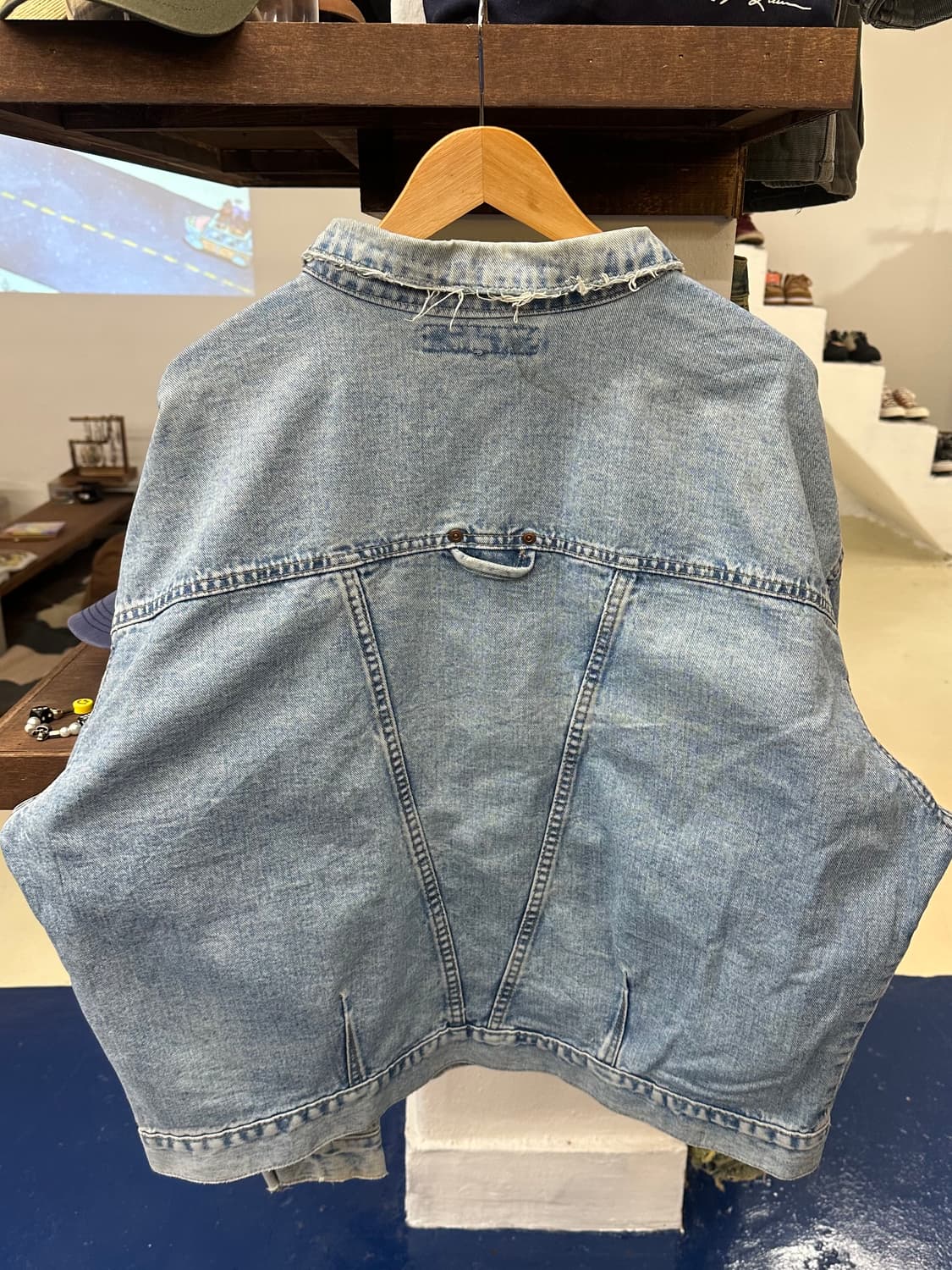 Stetson canada 오버핏 데님 자켓 상품이미지5